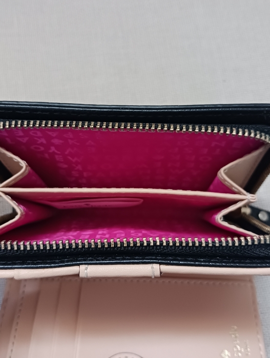 NWOT Kate Spade Wellesley Cara Wallet Zip Small Stacy Coin Purse Black - Picture 5 of 8